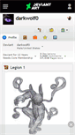 Mobile Screenshot of darkwolf0.deviantart.com