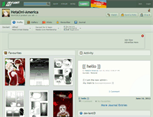 Tablet Screenshot of hetaoni-america.deviantart.com
