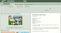 Desktop Screenshot of ninetails2000.deviantart.com