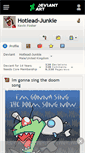 Mobile Screenshot of hotlead-junkie.deviantart.com