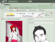 Tablet Screenshot of bayubaron.deviantart.com