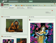 Tablet Screenshot of geowjm.deviantart.com