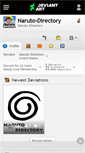 Mobile Screenshot of naruto-directory.deviantart.com