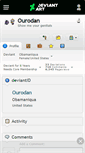 Mobile Screenshot of ourodan.deviantart.com