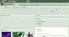 Desktop Screenshot of disney-maleficent.deviantart.com