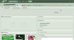 Desktop Screenshot of enriquequesada007.deviantart.com