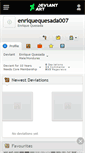 Mobile Screenshot of enriquequesada007.deviantart.com