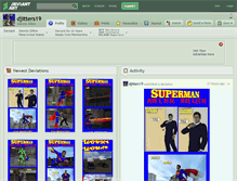 Tablet Screenshot of djitters19.deviantart.com