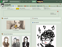 Tablet Screenshot of loreley08.deviantart.com