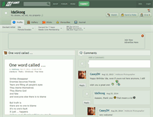 Tablet Screenshot of idaskoog.deviantart.com