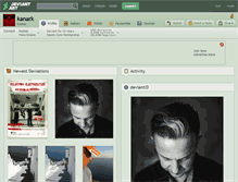 Tablet Screenshot of kanark.deviantart.com