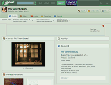 Tablet Screenshot of mis-takenbeauty.deviantart.com