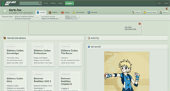 Desktop Screenshot of korin-fox.deviantart.com