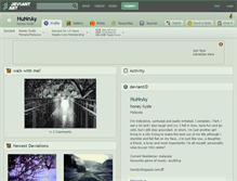 Tablet Screenshot of hunnay.deviantart.com