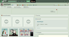 Desktop Screenshot of mysticreaper.deviantart.com