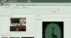 Desktop Screenshot of chrystalis.deviantart.com