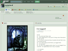 Tablet Screenshot of mysteria-dl.deviantart.com