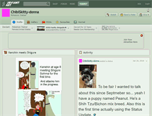 Tablet Screenshot of chibiskitty-donna.deviantart.com