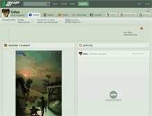 Tablet Screenshot of galax.deviantart.com