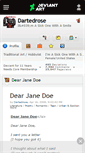 Mobile Screenshot of dartedrose.deviantart.com