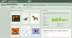 Desktop Screenshot of equineanimation.deviantart.com