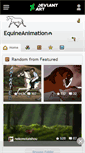 Mobile Screenshot of equineanimation.deviantart.com