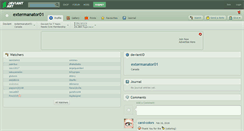 Desktop Screenshot of extermanator01.deviantart.com
