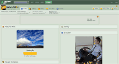 Desktop Screenshot of gamewiz234.deviantart.com