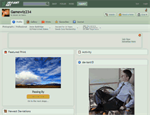 Tablet Screenshot of gamewiz234.deviantart.com