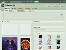 Tablet Screenshot of justjacqueline.deviantart.com