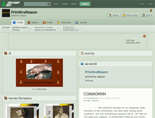 Tablet Screenshot of primitivereason.deviantart.com