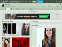 Tablet Screenshot of annafarr.deviantart.com