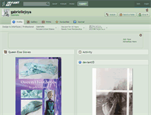 Tablet Screenshot of gabriellejoya.deviantart.com