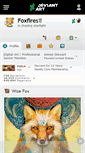 Mobile Screenshot of foxfires.deviantart.com