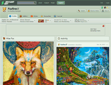 Tablet Screenshot of foxfires.deviantart.com