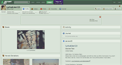 Desktop Screenshot of lyricallies123.deviantart.com
