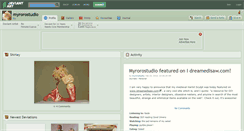 Desktop Screenshot of myrorostudio.deviantart.com