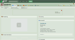 Desktop Screenshot of blondierule.deviantart.com