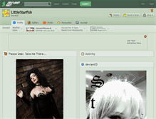 Tablet Screenshot of littlestarfish.deviantart.com