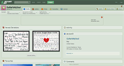 Desktop Screenshot of guitarismysoul.deviantart.com