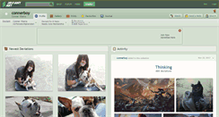 Desktop Screenshot of connerboy.deviantart.com