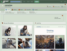 Tablet Screenshot of connerboy.deviantart.com