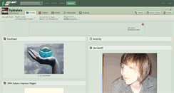 Desktop Screenshot of hydralore.deviantart.com