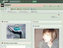 Tablet Screenshot of hydralore.deviantart.com
