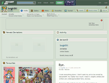 Tablet Screenshot of lvrgirl91.deviantart.com