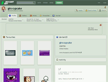 Tablet Screenshot of girs-cupcake.deviantart.com