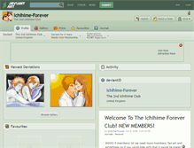 Tablet Screenshot of ichihime-forever.deviantart.com