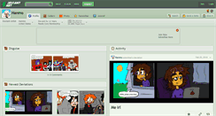Desktop Screenshot of hanmo.deviantart.com