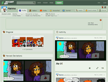 Tablet Screenshot of hanmo.deviantart.com