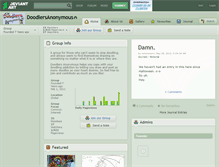 Tablet Screenshot of doodlersanonymous.deviantart.com